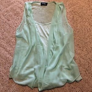 Mint Green Work Blouse
